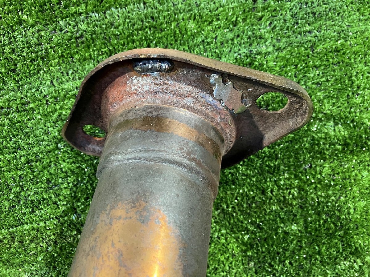 Y管理79008 H19 RX-8 SE3P 前期】★メーカー不明 社外 左右出し センター&リア マフラー サビ多数&フランジ部 溶接補修有★_画像3