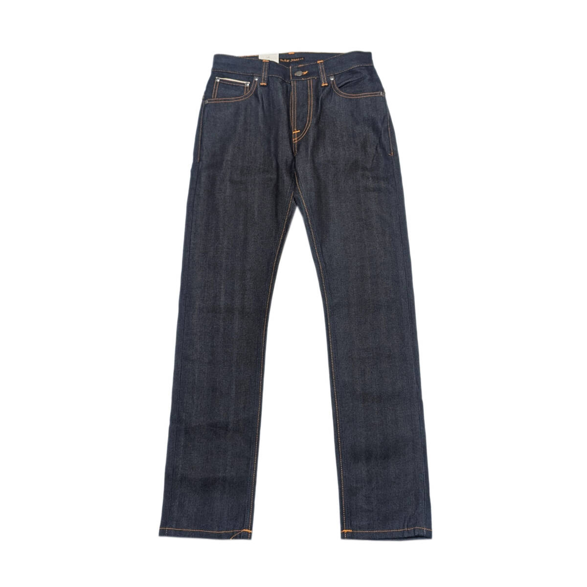新品未使用 Nudie Jeans THIN FINN DRY ORANGE SELVAGE 赤耳モデル W29 L30 ストレッチデニムパンツヌーディージーンズデニムジーンズ_画像1