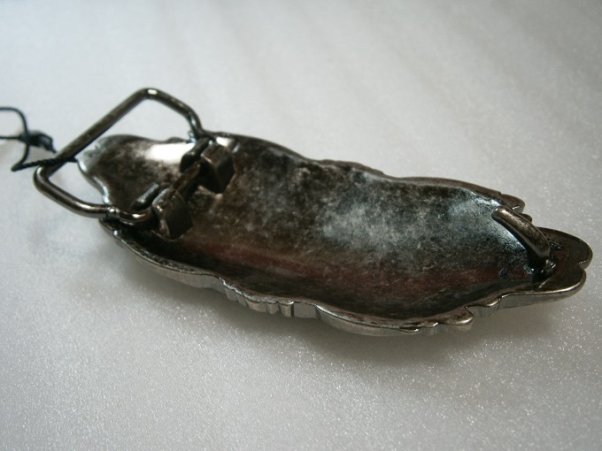 アメカジ◆３０ｍｍ幅◆ベルトバックル◆シルバーGRY_画像3