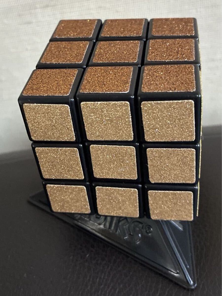 Rubiks ルービックキューブ ゴールド レトロゲーム キラキラ_画像3