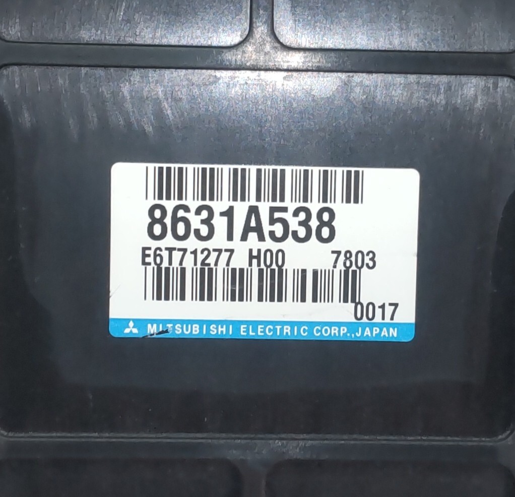 エンジンコントロールユニット 三菱 ekワゴン H82W H19/8 15409 0042 8631A538 中古 17005761_画像4