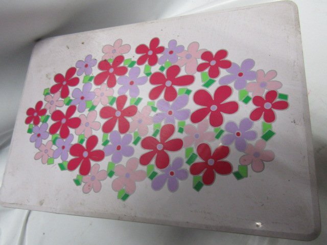 o сахар. retro жестяная банка прямоугольный type [ бесплатная доставка ] магазин Showa Retro редкий предмет дисплей украшение античный антиквариат 