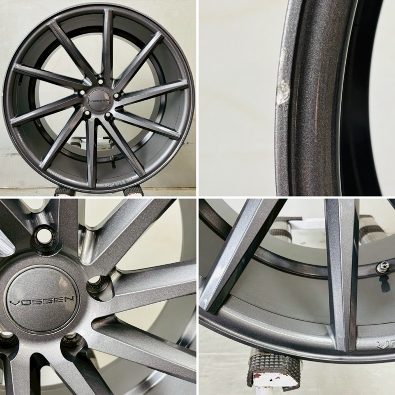 VOSSEN CVT 20インチ 9J +35 10.5J+42 120/5穴 BMW ヴォッセ L/R 廃盤品 コンケーブ カーボングラファイトカラー ハブ径72.6 4本 セ_画像7