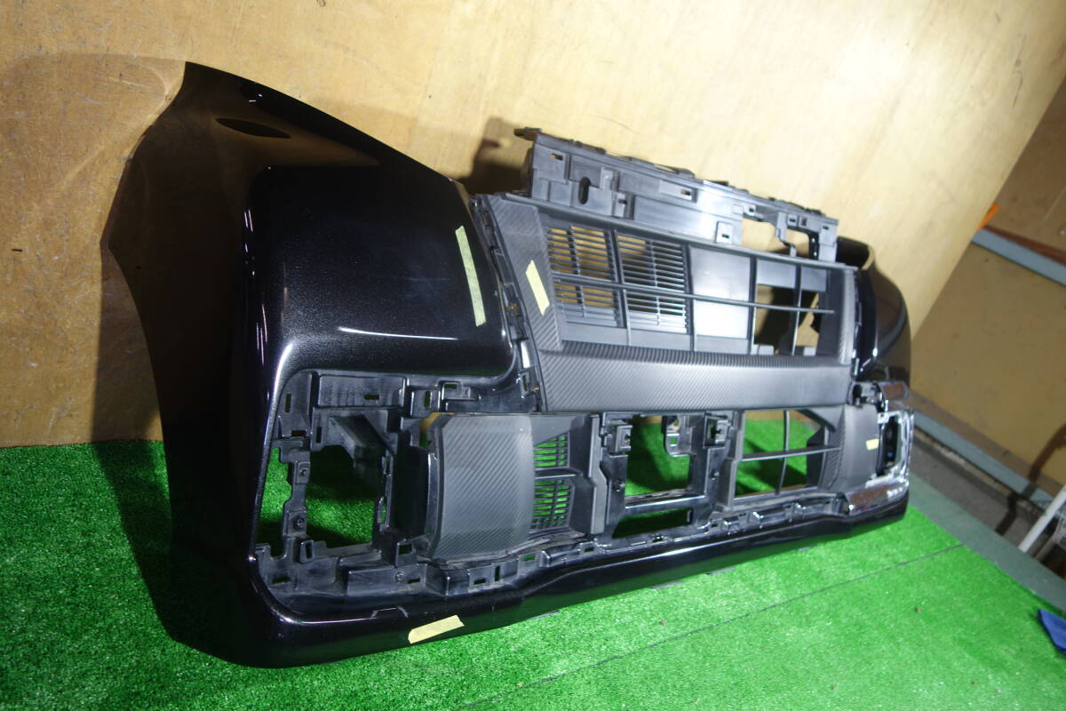 21299　LA600S 後期 タントカスタム トップエディション フロントバンパー X07 ブラックマイカM　52119-B2F10_画像3