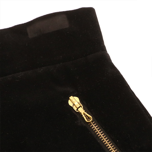 シャネル CHANEL タイトスカート C-TK-5914 綿 ブラック サイズ34 レディース 【yy】【中古】4000065801101430_画像5