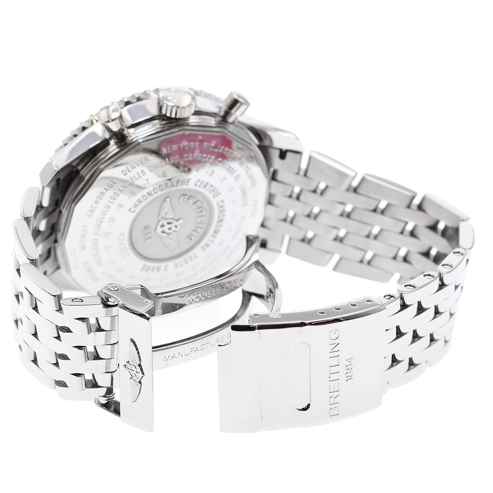ブライトリング BREITLING A24322 ナビタイマー ワールド クロノグラフ 自動巻き メンズ 美品 _911285_画像3