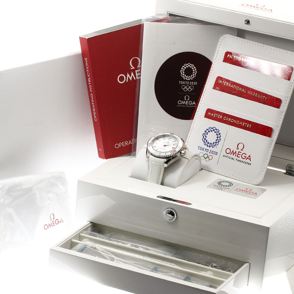 オメガ OMEGA 522.33.40.20.04.001 シーマスター プラネットオーシャン 東京オリンピック2020 自動巻き メンズ 良品 箱・保証書付き_912771_画像2