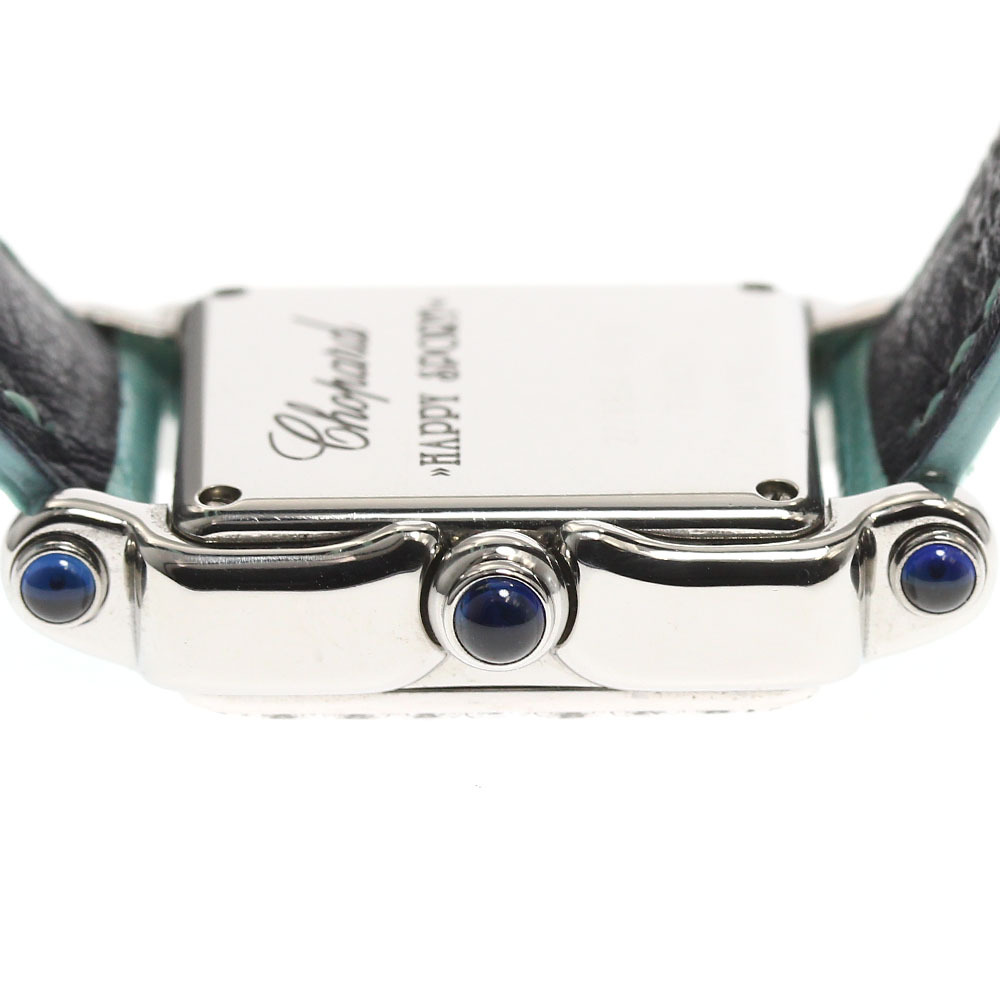 Chopard Chopard 27/8894-23/11 happy спорт квадратное Mini бриллиантовая оправа 5P diamond ракушка циферблат кварц женский _911753