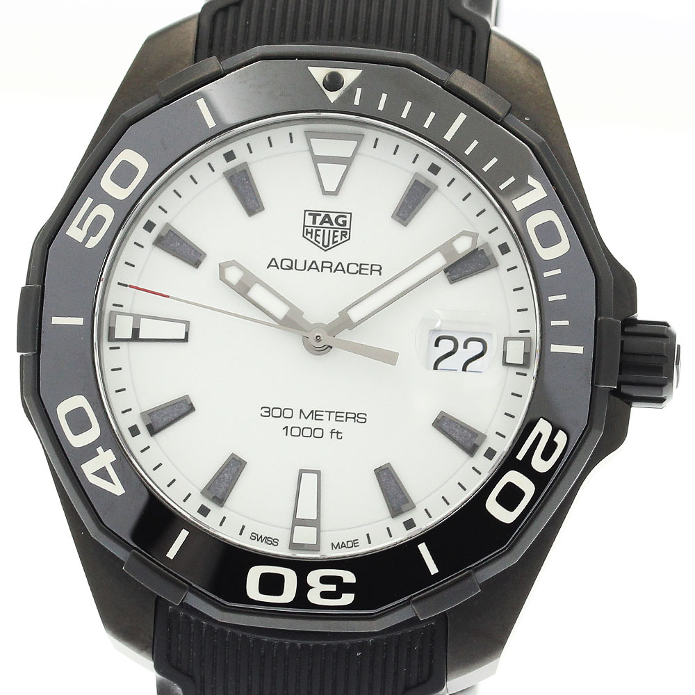 タグホイヤー TAG HEUER WAY108A.FT6141 アクアレーサー ナイトダイバー クォーツ メンズ 美品 箱・保証書付き_912517_画像1