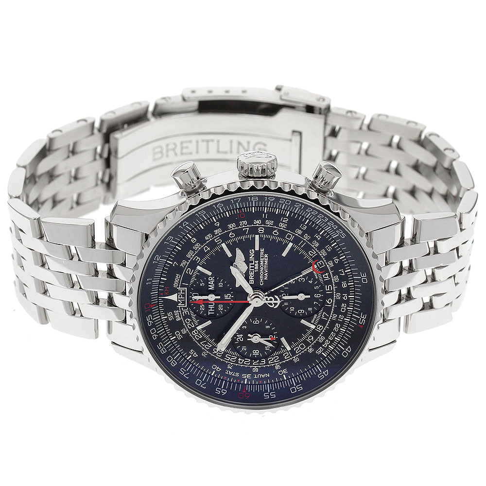 ブライトリング BREITLING A21350 ナビタイマー1884 トリプルカレンダー 世界限定1884本 自動巻き メンズ 良品 保証書付き_913826_画像3