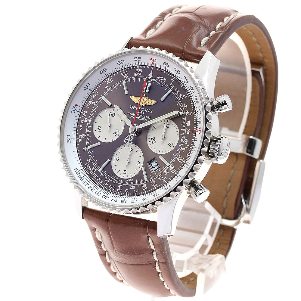 ブライトリング BREITLING AB0121 ナビタイマー 01 クロノグラフ 1000本限定 自動巻き メンズ 良品 _914410_画像2