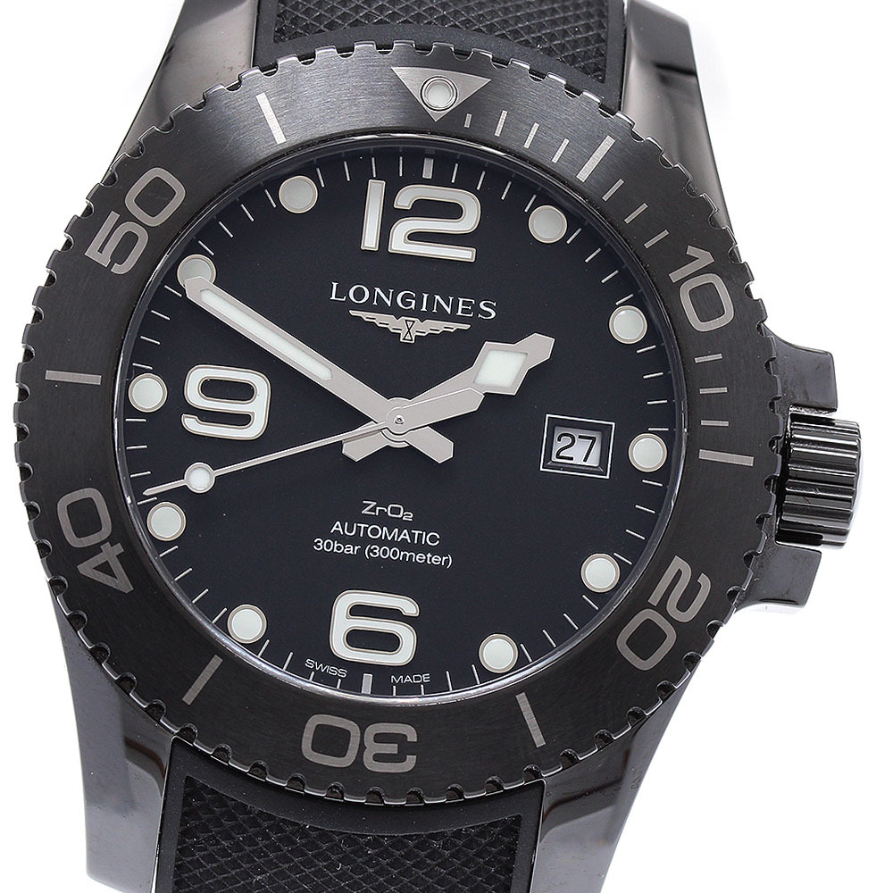 ロンジン LONGINES L3.784.4 ハイドロコンクエスト デイト 自動巻き メンズ 美品 箱・保証書付き_916569_画像1