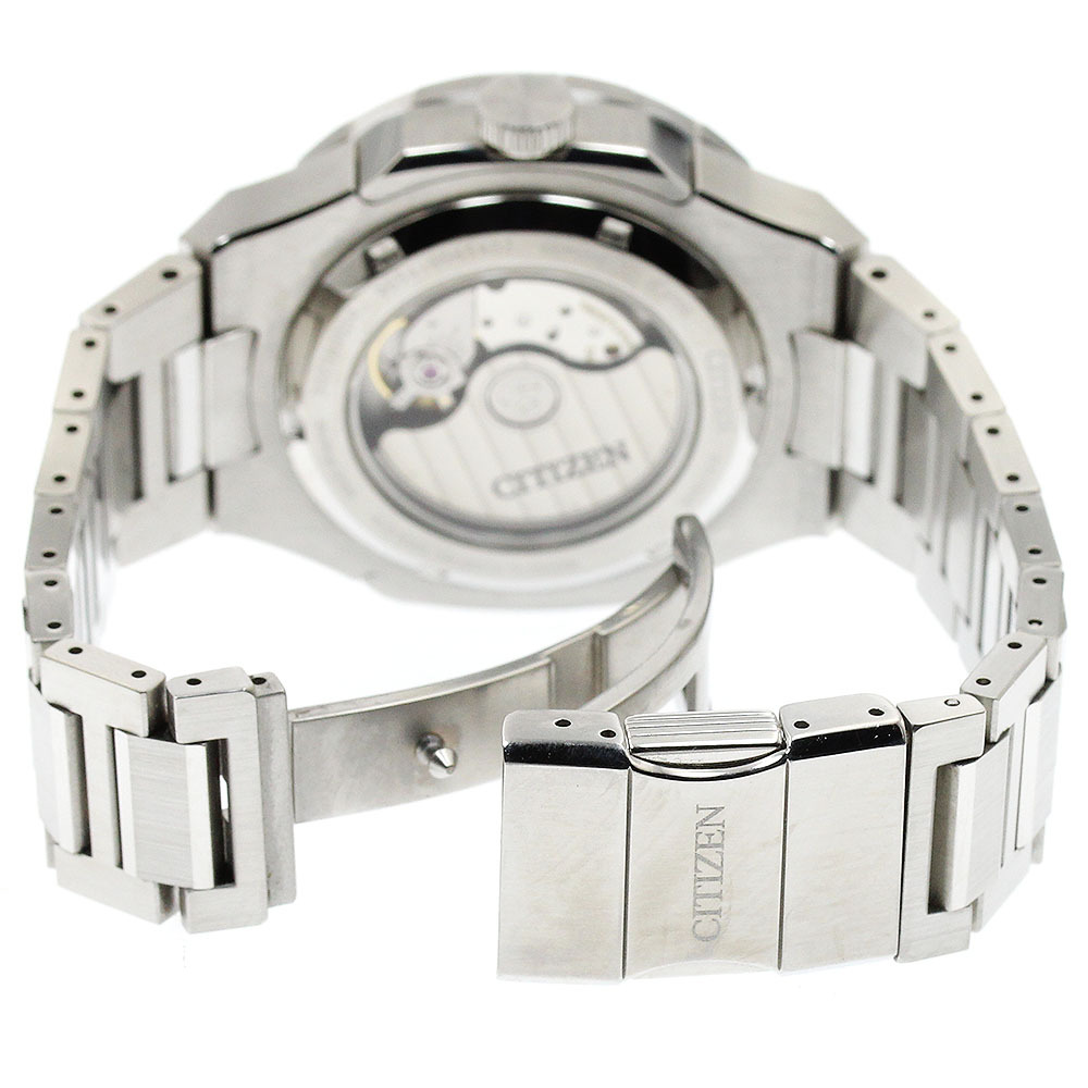 シチズン CITIZEN 9054-0065X02/NB6030-59L シリーズ8 デイト GMT 自動巻き メンズ _915136_画像5