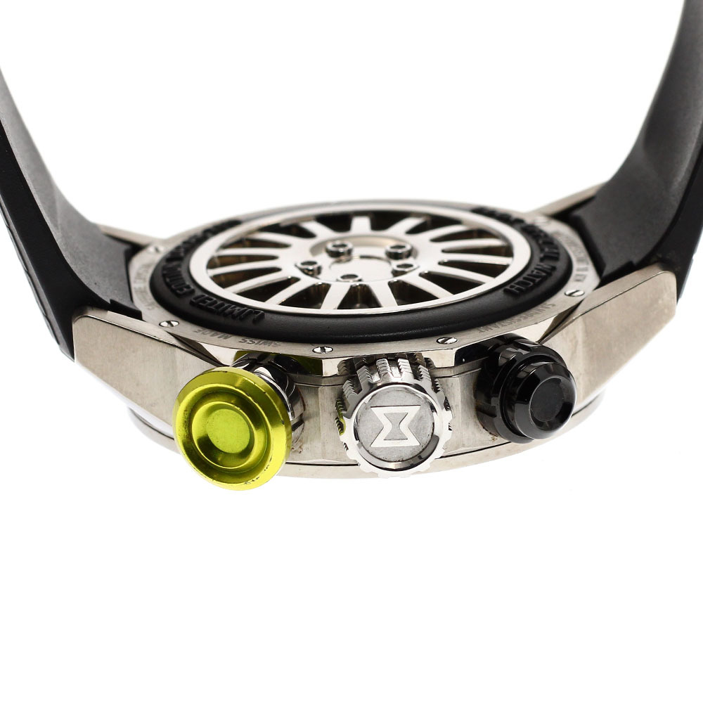 ベルト訳あり エドックス EDOX 10303 クロノラリー クロノダカール 限定1000本 クォーツ メンズ 箱付き_917013_画像6