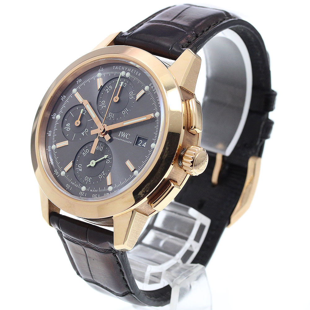IWC SCHAFFHAUSEN IW380803 ビッグインヂュニア K18PG クロノグラフ 自動巻き メンズ 箱・保証書付き_914494_画像3