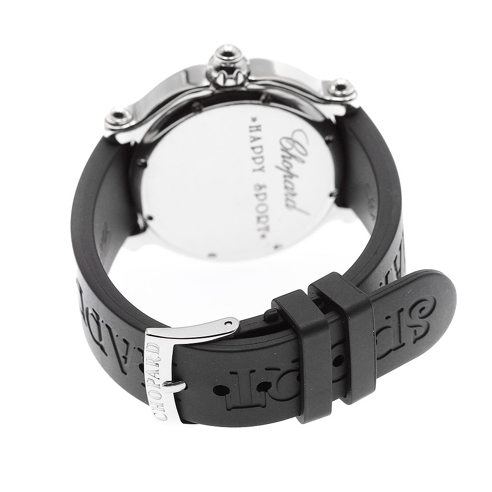 訳あり ショパール Chopard 28/8347/8-402 ハッピースポーツ ハッピーフィッシュ デイト クォーツ メンズ 箱付き_905576_画像6