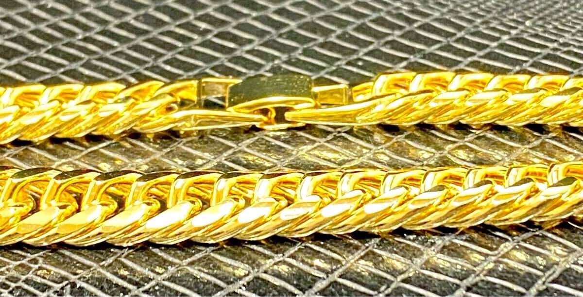 KB-1 喜平チェーン ブレスレット9mm ゴールド 18kgp 新品未使用品 倉庫在庫処分！ _画像5