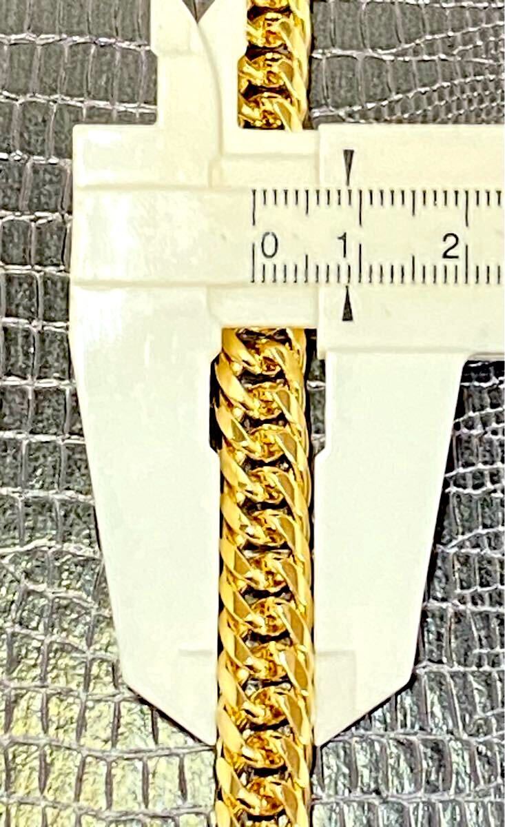 KB-1 喜平チェーン ブレスレット9mm ゴールド 18kgp 新品未使用品 倉庫在庫処分！ _画像9