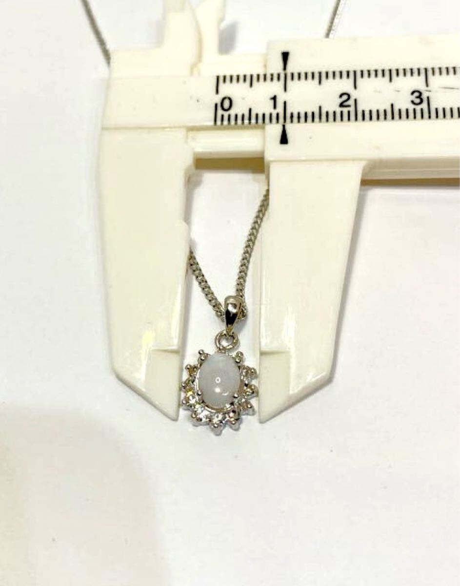 倉庫在庫処分！ 天然オパール② 10月誕生石 ペンダント ネックレス 新品未使用品_画像7