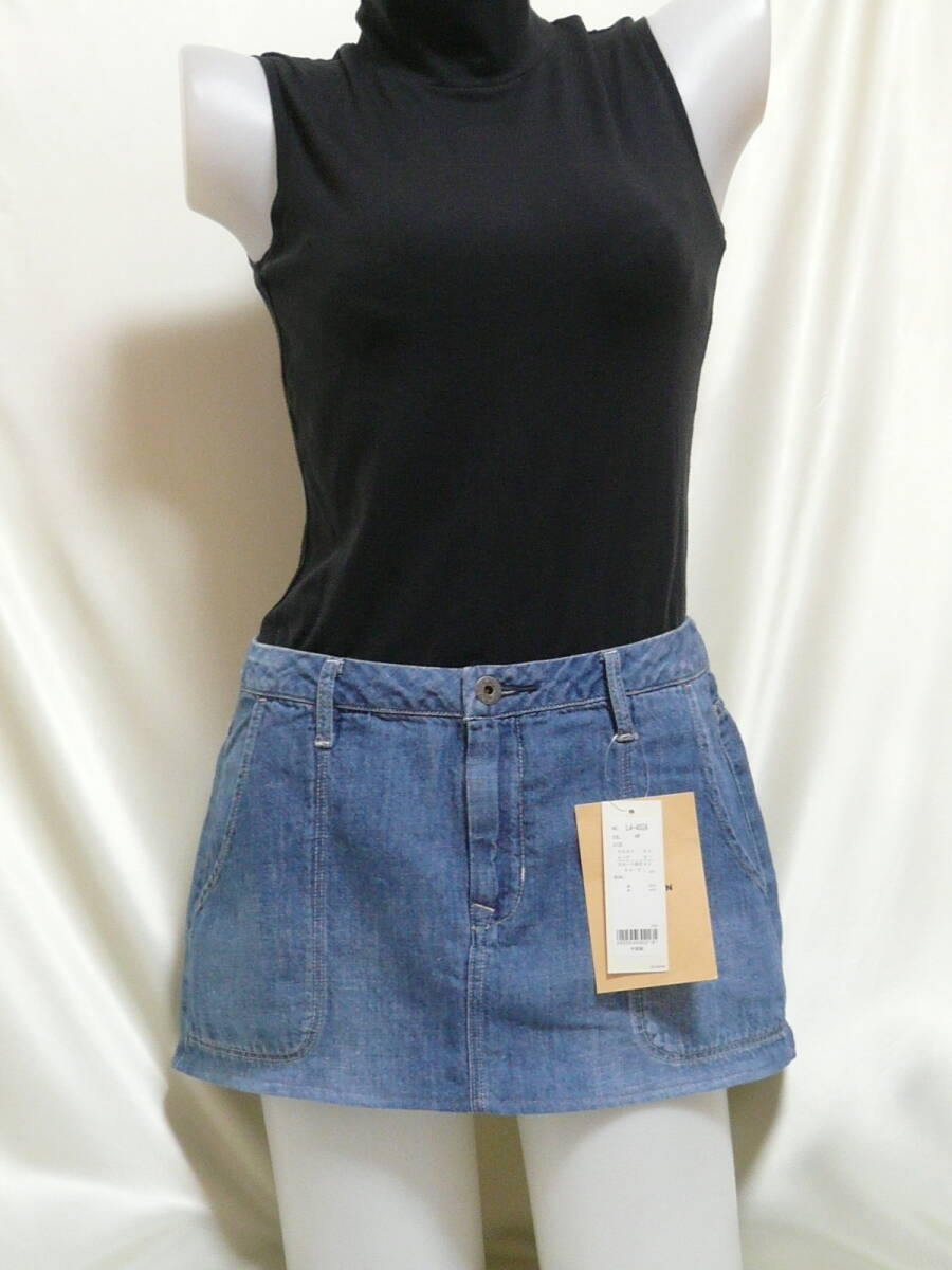 ♪♪ブルー系デニムの超マイクロミニ☆薄めの素材^^♪♪_画像1