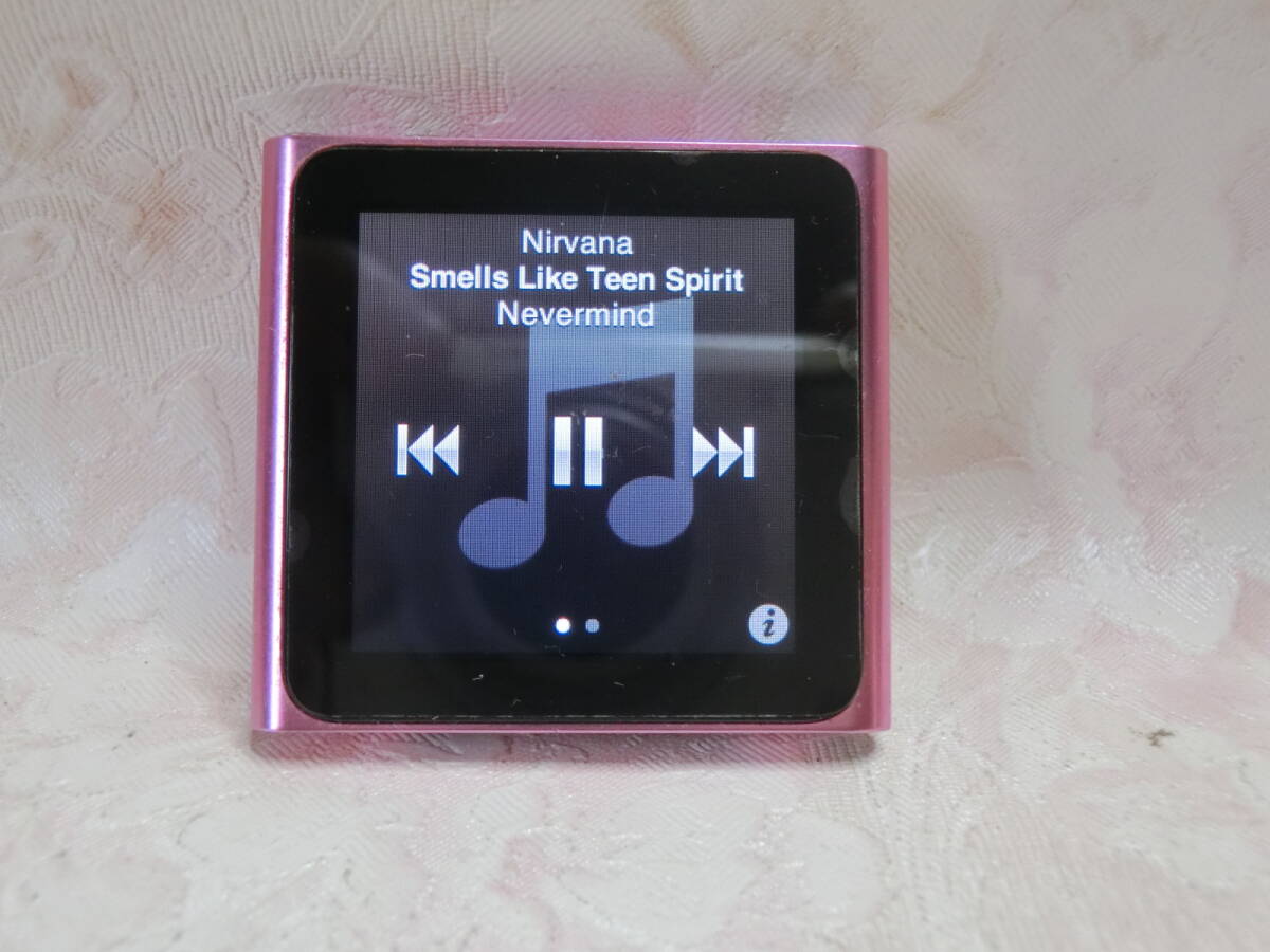 【ジャンク品】 iPod nano 第6世代(通電確認済み/詳細未確認)5109_画像5