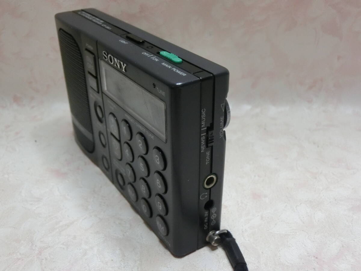【ジャンク品】SONY 小型ラジオ ICF-SW1(通電確認済/動作未確認)1101_画像6