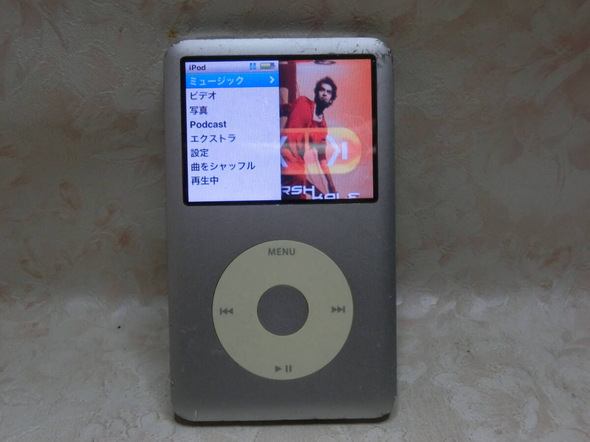 [ утиль ]Apple iPod Classic 160GB MC293J( рабочий товар / 4 угол царапина есть )1114