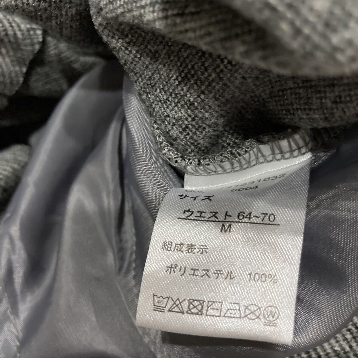 新品即決送料無料♪メランジニットツイルテーパードパンツ　Mサイズ レディース　中灰　秋冬用♪_画像10