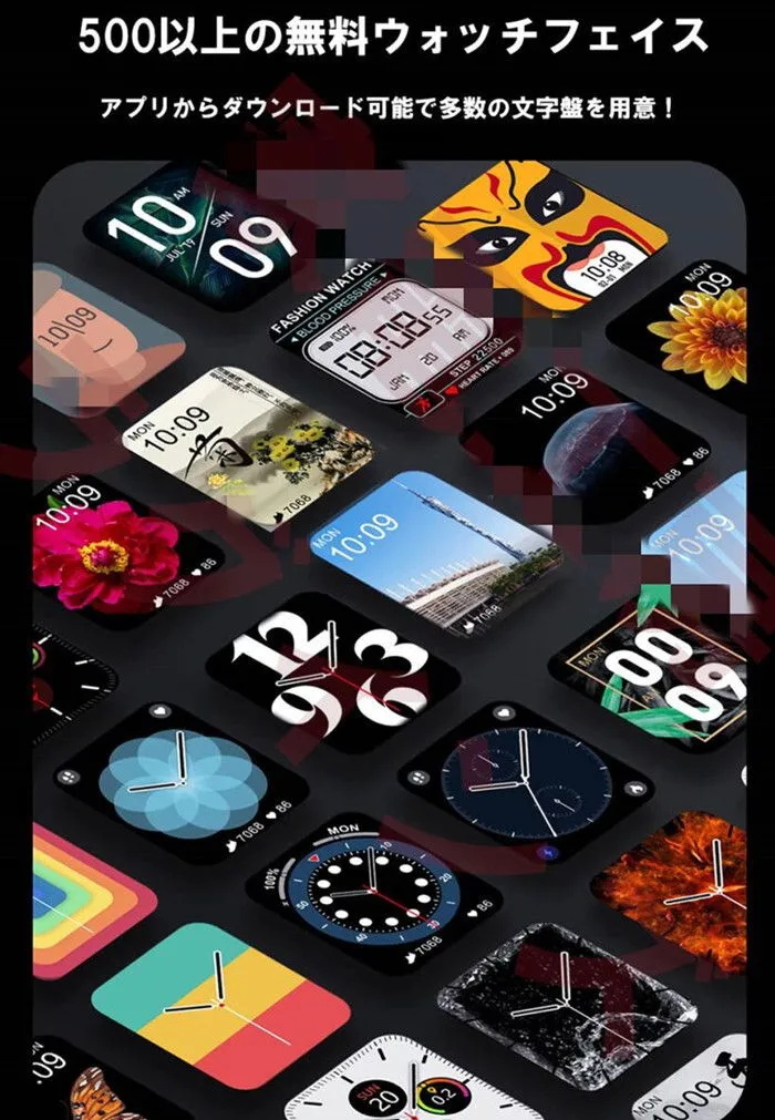 スマートウォッチ 血糖値測定 心電図 ECG PPG 血圧測定 日本製センサー 心拍数 睡眠 健康管理 推薦 メンズ レディース Android iPhone対応_画像7