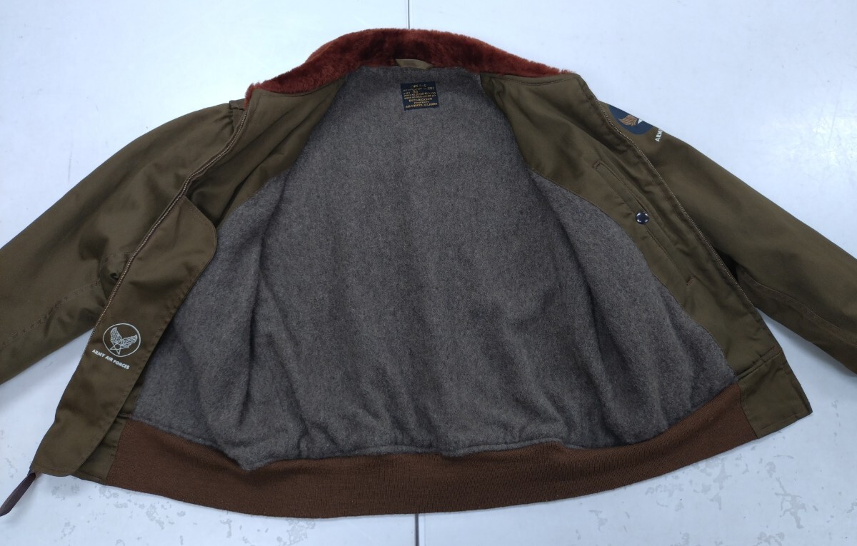 バズリクソンズ Buzz ricksons B10 36インチ Sサイズ相当 名品!M品番 13174 新品同様、美品程度良好1円から!_画像5