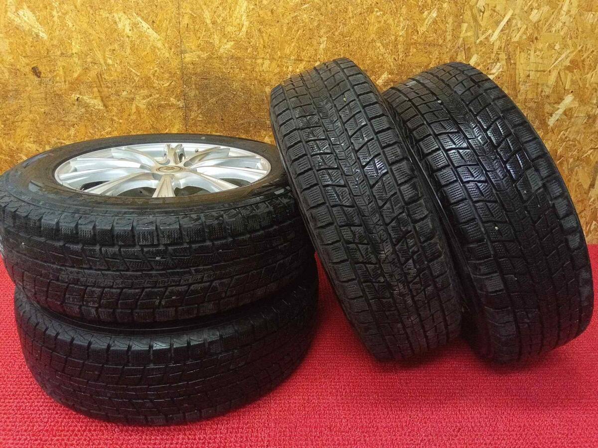 溝有 ダンロップ WINTERMAXX SJ8 225/65R17 社外17インチ 7J PCD114.3 4本セット 売切!!