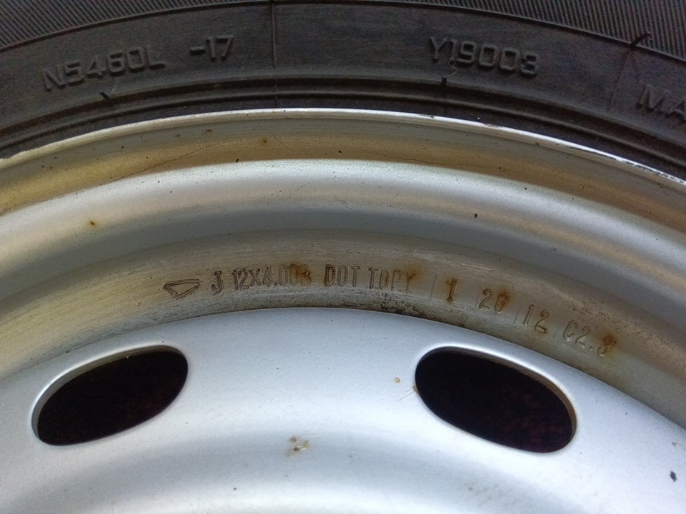 溝有 ヨコハマ SUPERVAN 356 145/80R12 80/78N LT ダイハツホイールセット ハイゼットに 売切!!_画像3