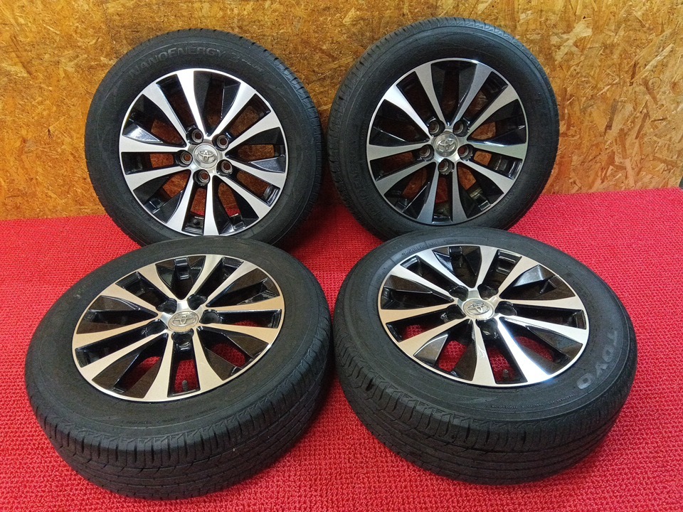 溝有 トーヨー NANOENERGY 3PLUS 205/60R16 トヨタSAI純正16インチ 6.5J PCD114.3 流用にも 4本セット 売切!!_画像1