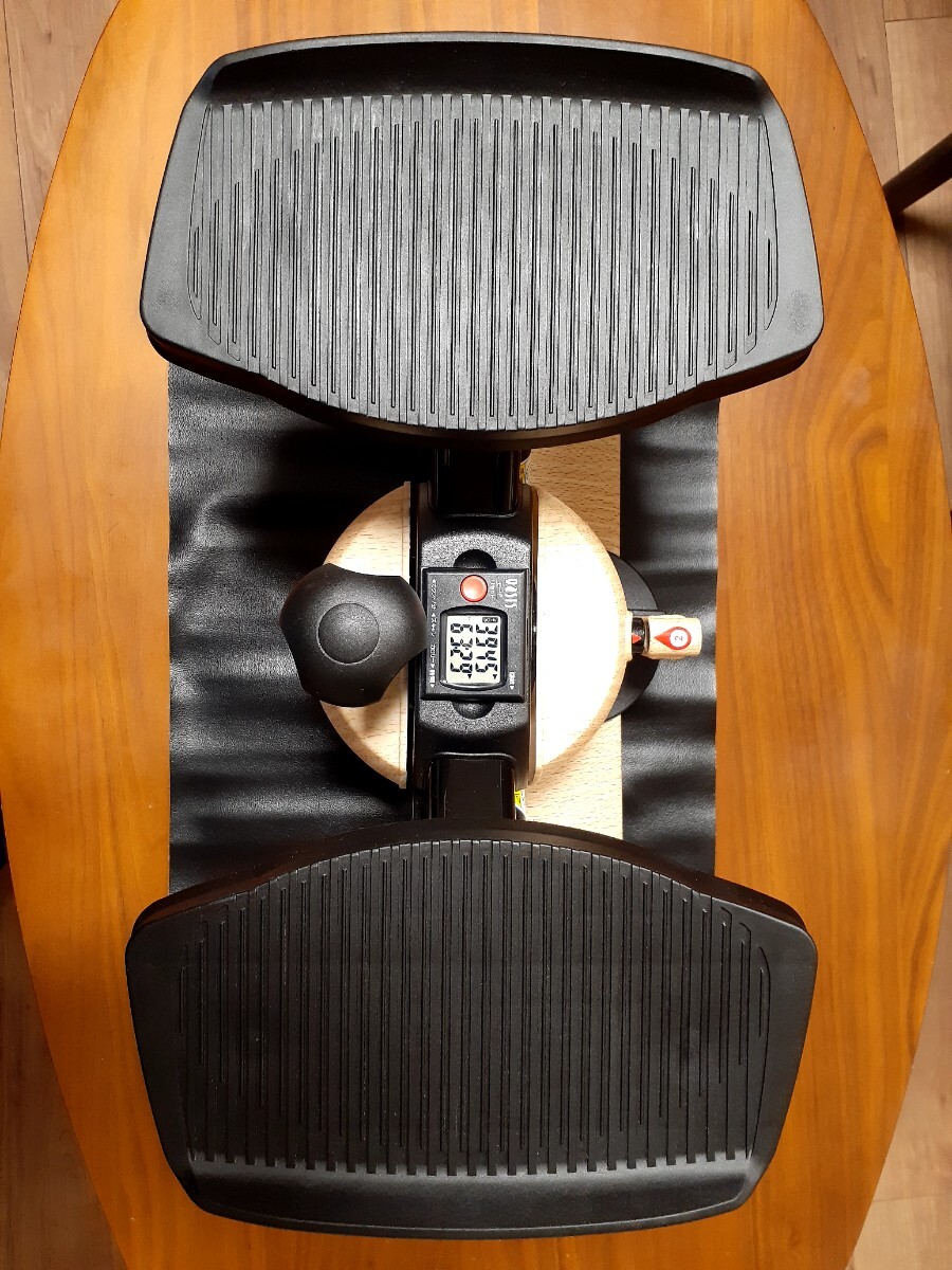 東急スポーツオアシス ツイストエアロステッパーpremium ホワイトチーク マット付き【美品】_画像2