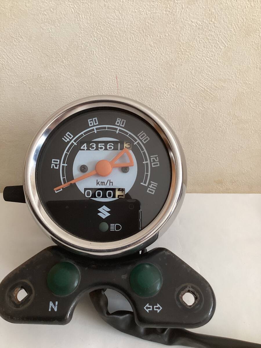 【409】SUZUKI ST250 純正スピードメーター 43561km 中古