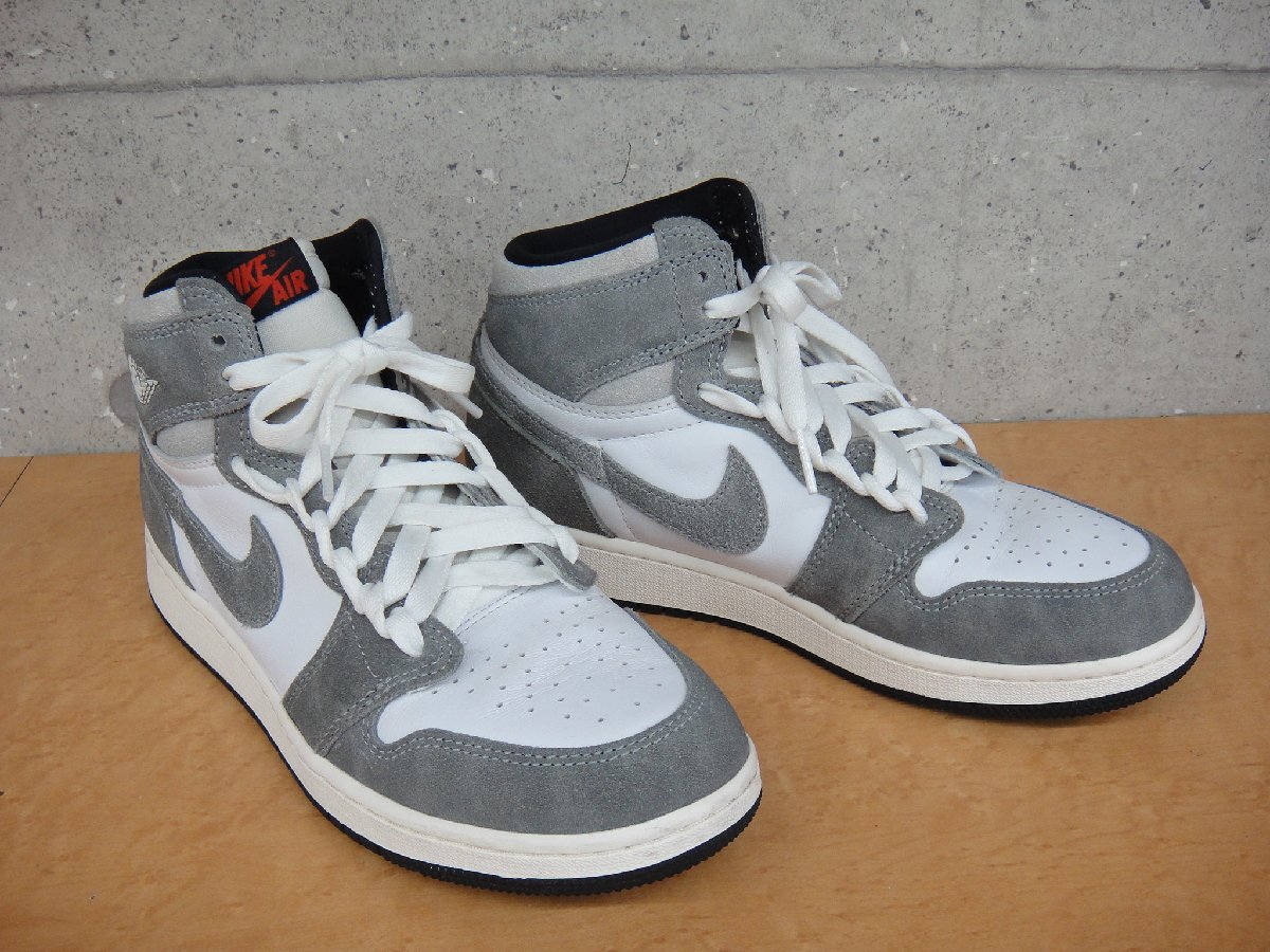 A303ST NIKE ナイキ AIR JORDAN 1 HIGH OG GS 24.5cm エア ジョーダン 1 レトロ ハイ OG GS レディース WASHED HERITAGE FD1437-051_画像3