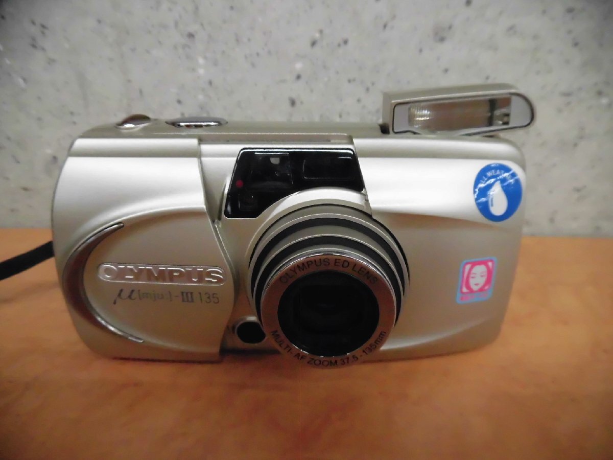 1円～ A402U OLYMPUS オリンパス mju μ（ミュー）-III 135 通電確認済み フィルムカメラ_画像2
