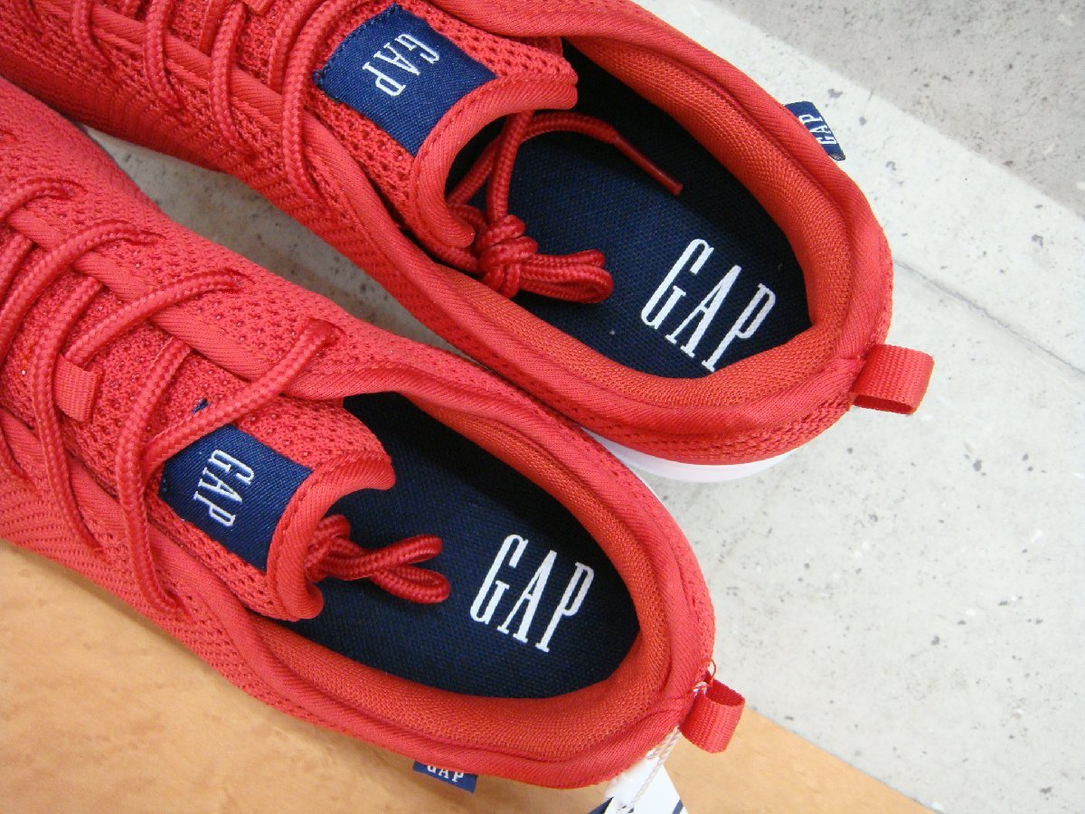 A405R GAP ギャップ ユニセックス スニーカー 28.0cm GPU12205 レッド 未使用品_画像6