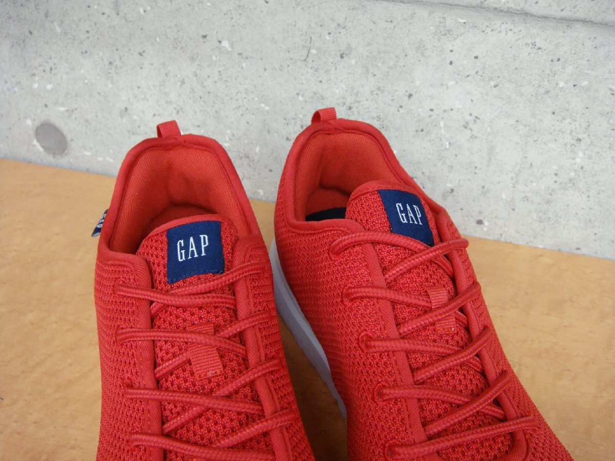 A405R GAP ギャップ ユニセックス スニーカー 28.0cm GPU12205 レッド 未使用品_画像5