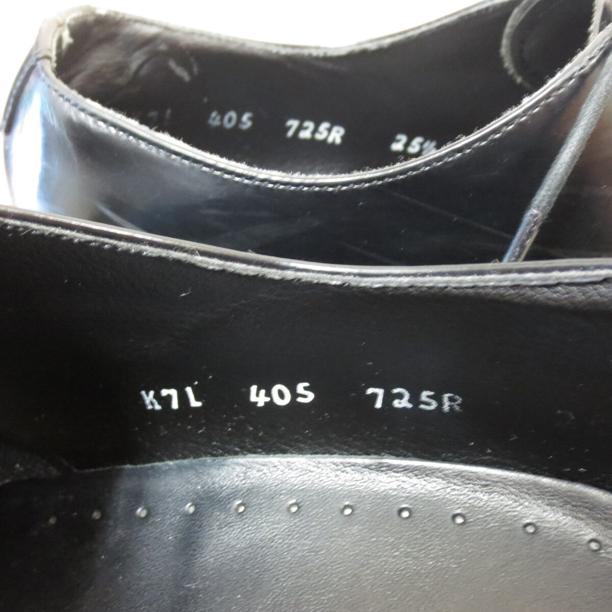 リーガル 725R 本革 ビジネスシューズ 黒 25.5㎝ REGAL 佐川急便700円 I10/10_画像7