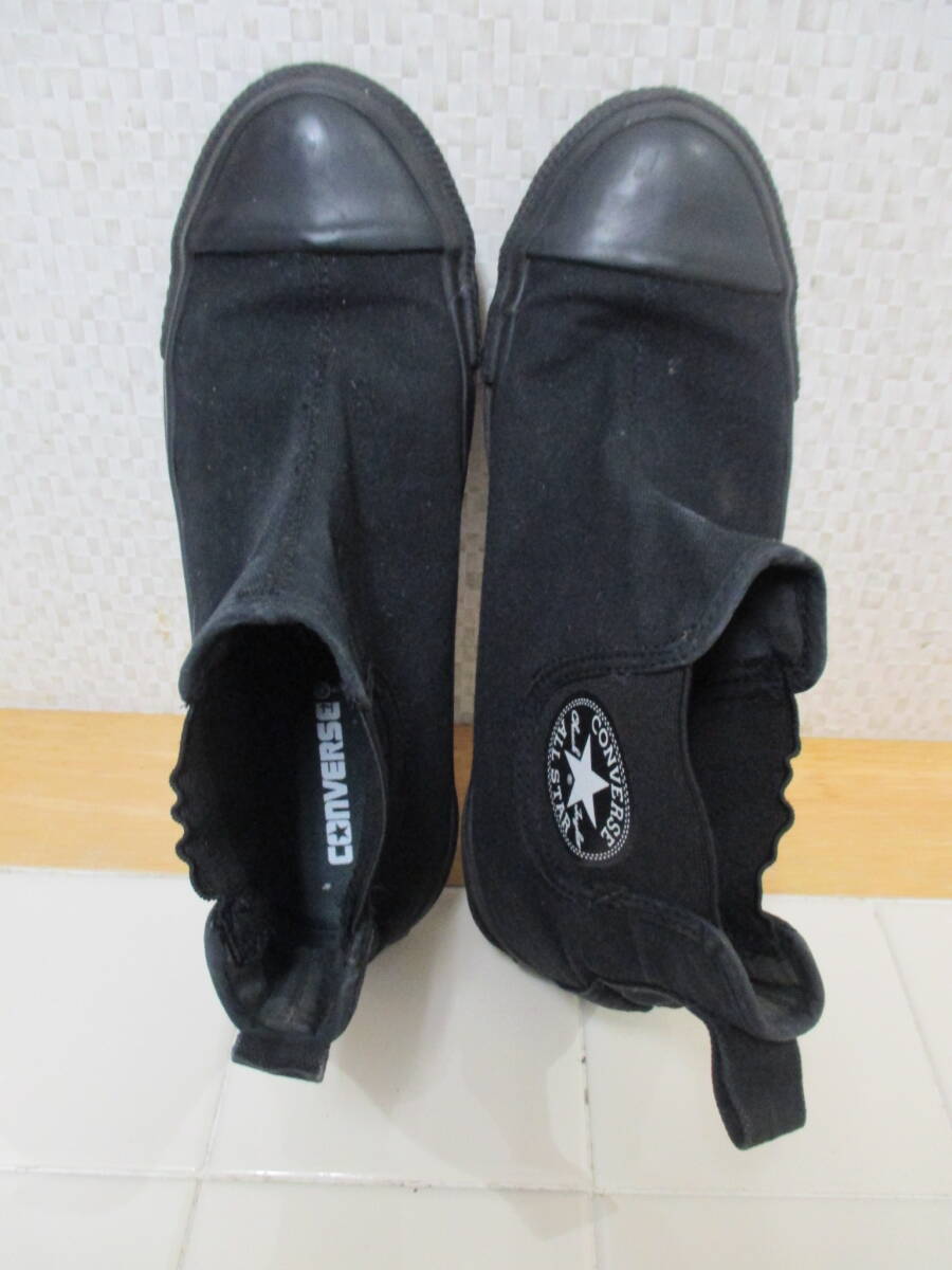 コンバース オールスター HI 1SC711 サイドゴア スニーカー ブラック 25㎝ CONVERSE ALL STAR 佐川急便700円 I10/24_画像3
