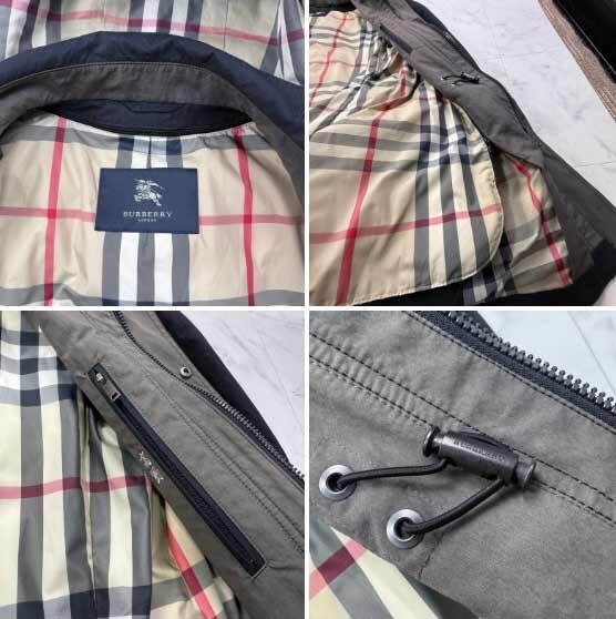 正規品！BURBERRY LONDON バーバリー ダウンライナー付 コート LLサイズ 3way フード ノバチェック ロンドン メンズ ジャケット アウター_画像6