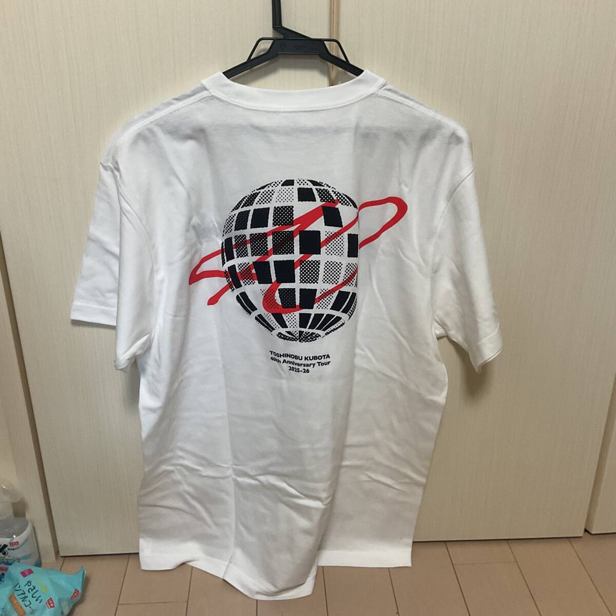 久保田利伸 Tシャツ ホワイト 2025-26ツアーグッズ Lサイズ_画像2