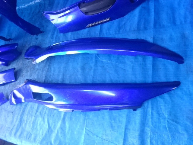 SUZUKI アドレス110 CF11A 純正カラー 外装 カウル ライト テールランプ ウインカー フェンダー サイドカバー_画像5