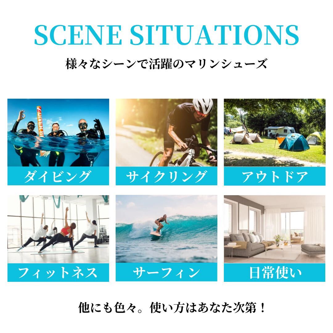 マリンシューズ アクアシューズ レディース ヨガシューズ 通気性 夏 アウトドア ピンク 24.0〜24.5_画像2