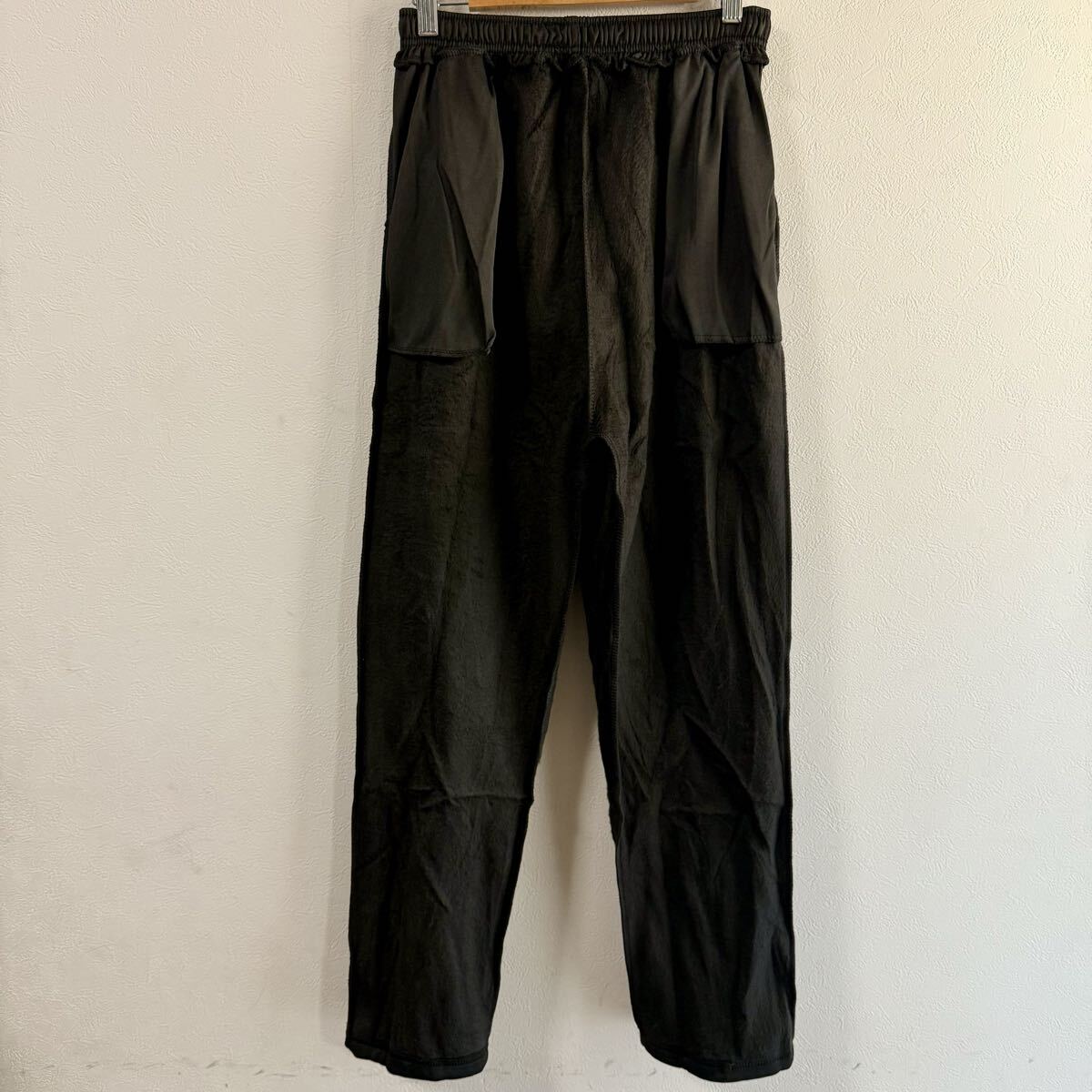 裏起毛スラックス メンズ 極暖 秋冬 保温 伸縮性 ジョガーパンツ スウェットパンツ ルームパンツ ブラック M_画像10
