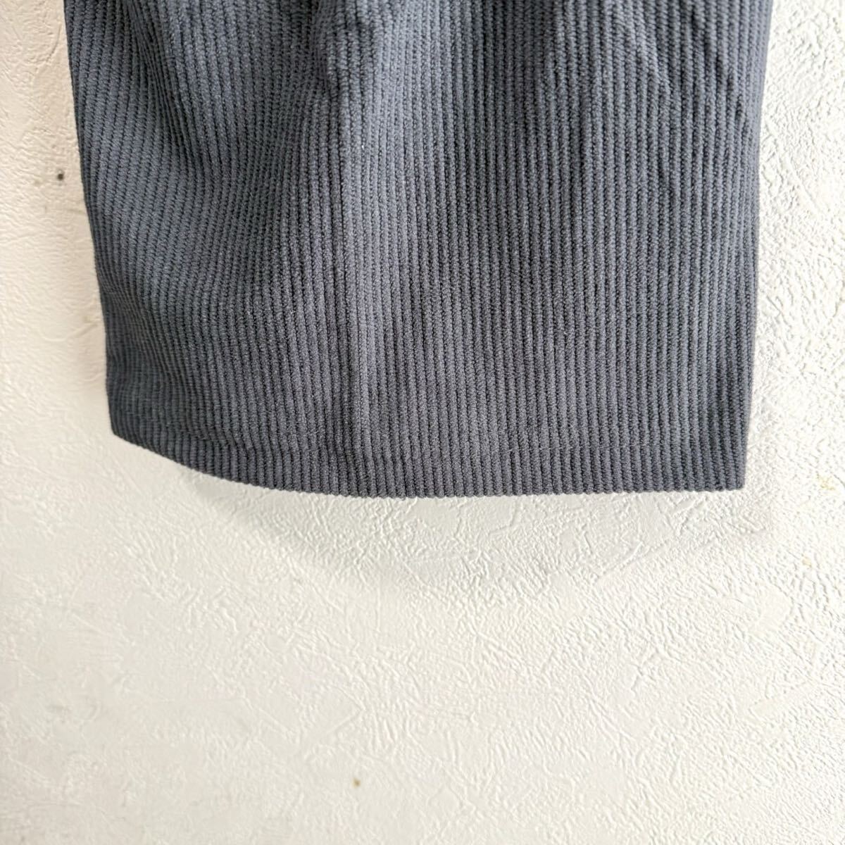 ワイドパンツ メンズ イージーパンツ リブ カジュアルパンツ ボトムス おしゃれ グレー XL_画像10