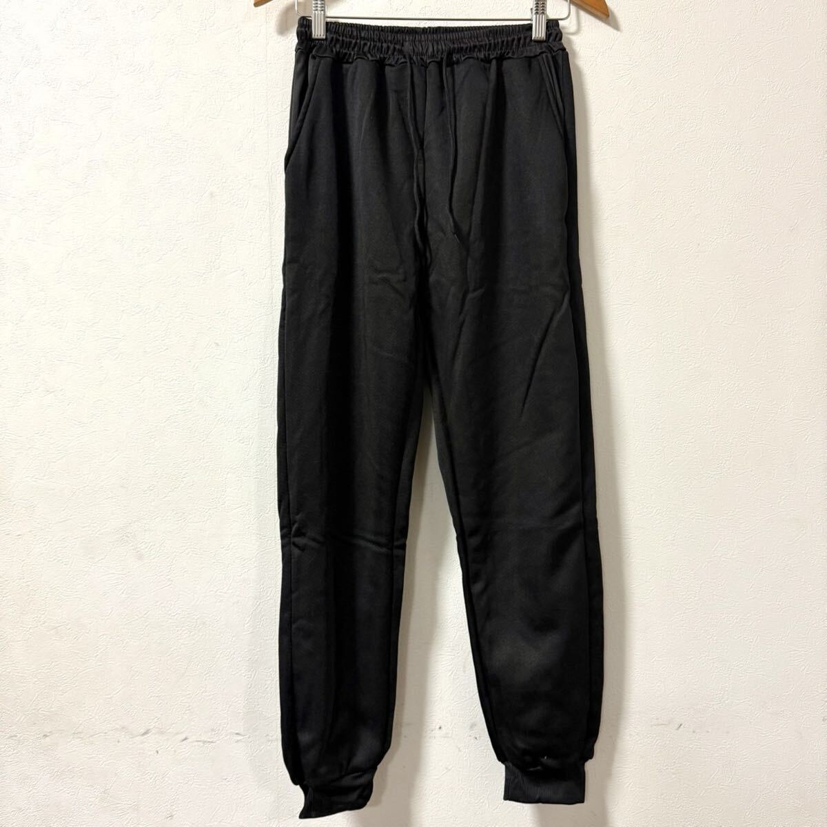 裏シープジョガーパンツ スウェットパンツ 極暖 防寒 保温 モコモコ 男女兼用 ブラック XLの画像8