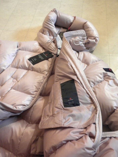 新品2024AWモデル入荷☆彡ITALY『PEUTEREY』◆正規◆『ピューテリー』◆優美スモークピンク！プレミアムなロングダウンコート！42size_画像8