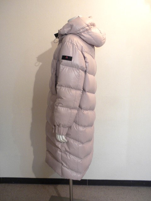 新品2024AWモデル入荷☆彡ITALY『PEUTEREY』◆正規◆『ピューテリー』◆優美スモークピンク！プレミアムなロングダウンコート！42size_画像4